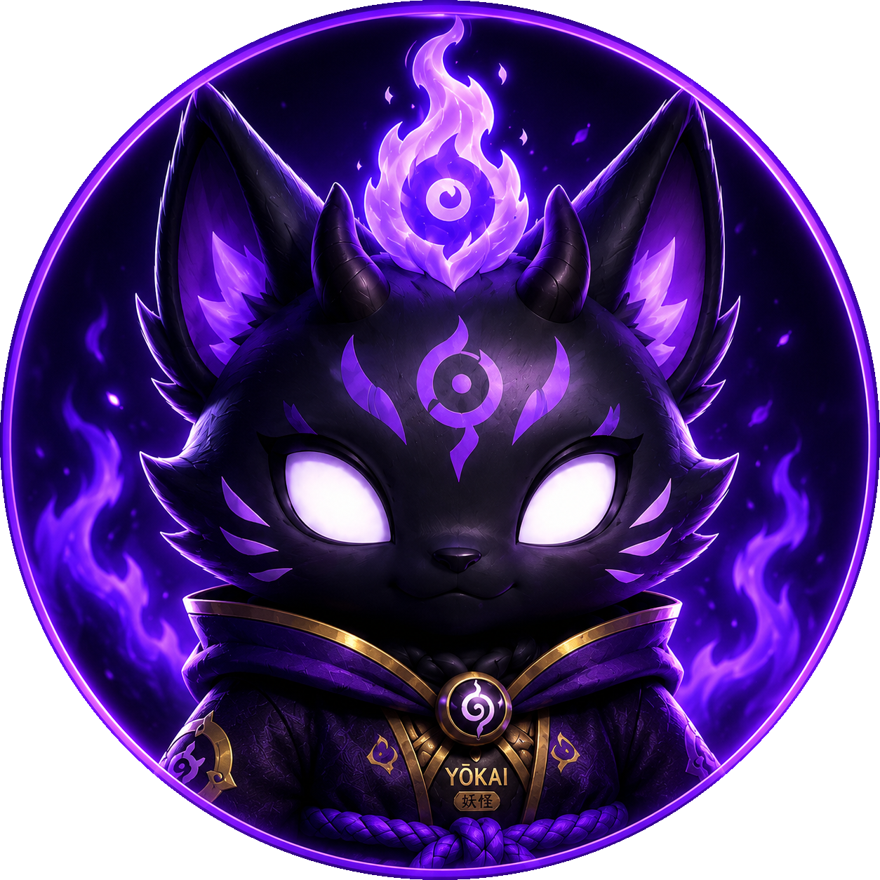 Yōkai circular emblem
